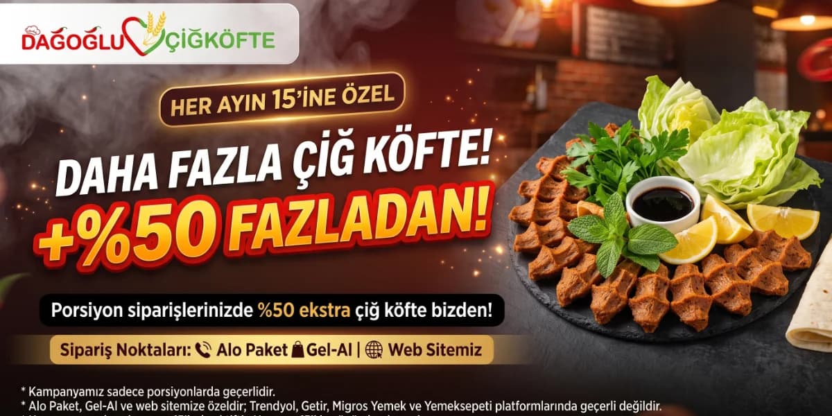 Her ayın 15ine özel kampanya